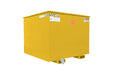 Vestil R-250-HD-YL Steel Rotating Heavy Duty Box Hopper 2-1/2 Cubic Yard 6,000 lb. Capacity Yellow