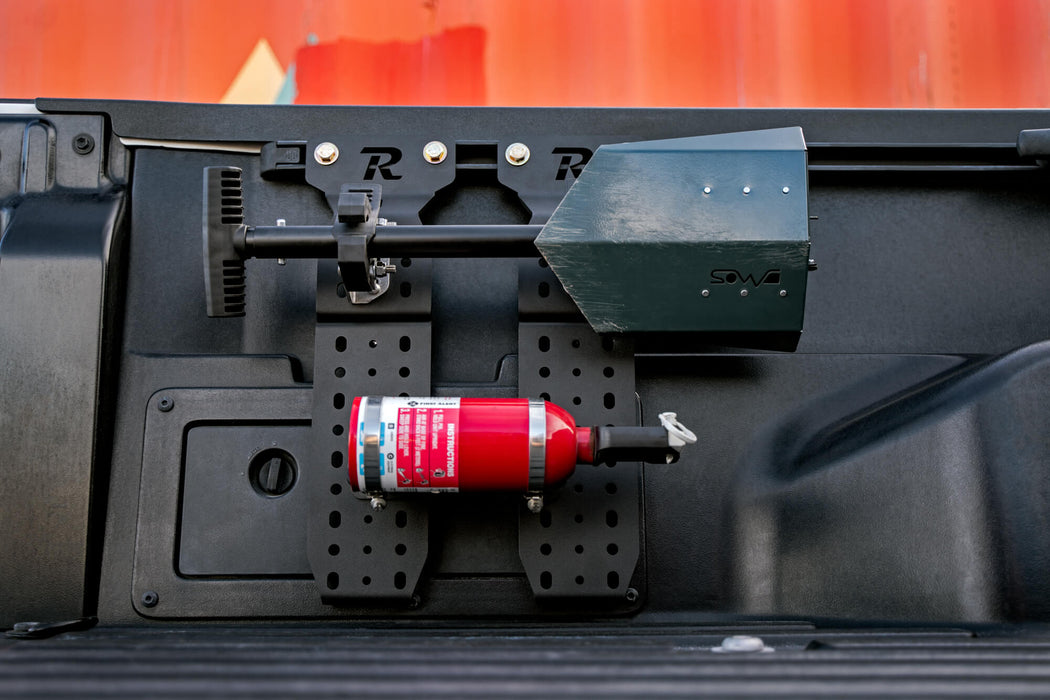 Rago Fabrication Quick Fist Mounts & Clamps for Molle Panels & Truck Beds Pair – installed on vehicle, image 5 of 11