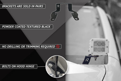 Rago Fabrication 2000-2006 1st Gen Toyota Tundra & Sequoia Ditch Light Brackets – image 2 of 9