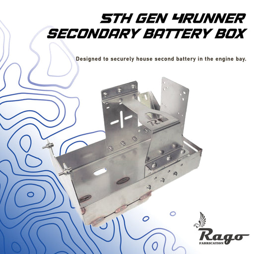 Rago Fabrication 2010-2024 5th Gen Toyota 4Runner Secondary Battery Box – image 2 of 9