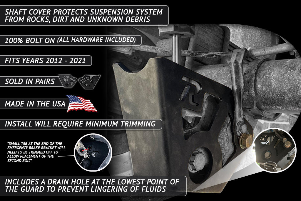 Rago Fabrication 2012-2022 2nd Gen Chevy Colorado Shock Guard – image 3 of 6