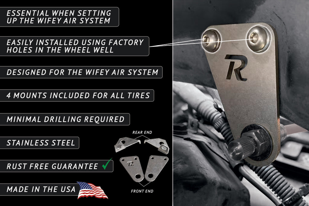 Rago Fabrication 2010-2024 Toyota 5th Gen 4Runner & GX 470 Air Mounts Set of 4 – image 2 of 5