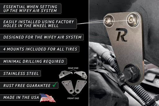 Rago Fabrication 2010-2024 Toyota 5th Gen 4Runner & GX 470 Air Mounts Set of 4 – image 2 of 5