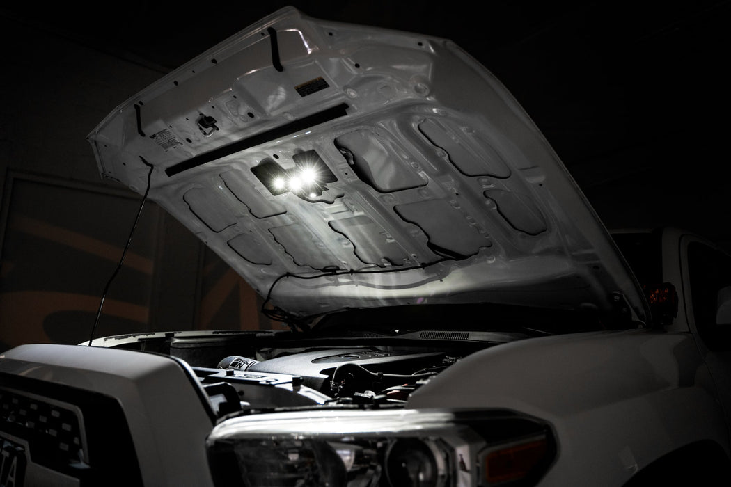 Rago Fabrication 2005-2023 Toyota 2nd & 3rd Gen Tacoma Hood Light Bracket – image 5 of 12