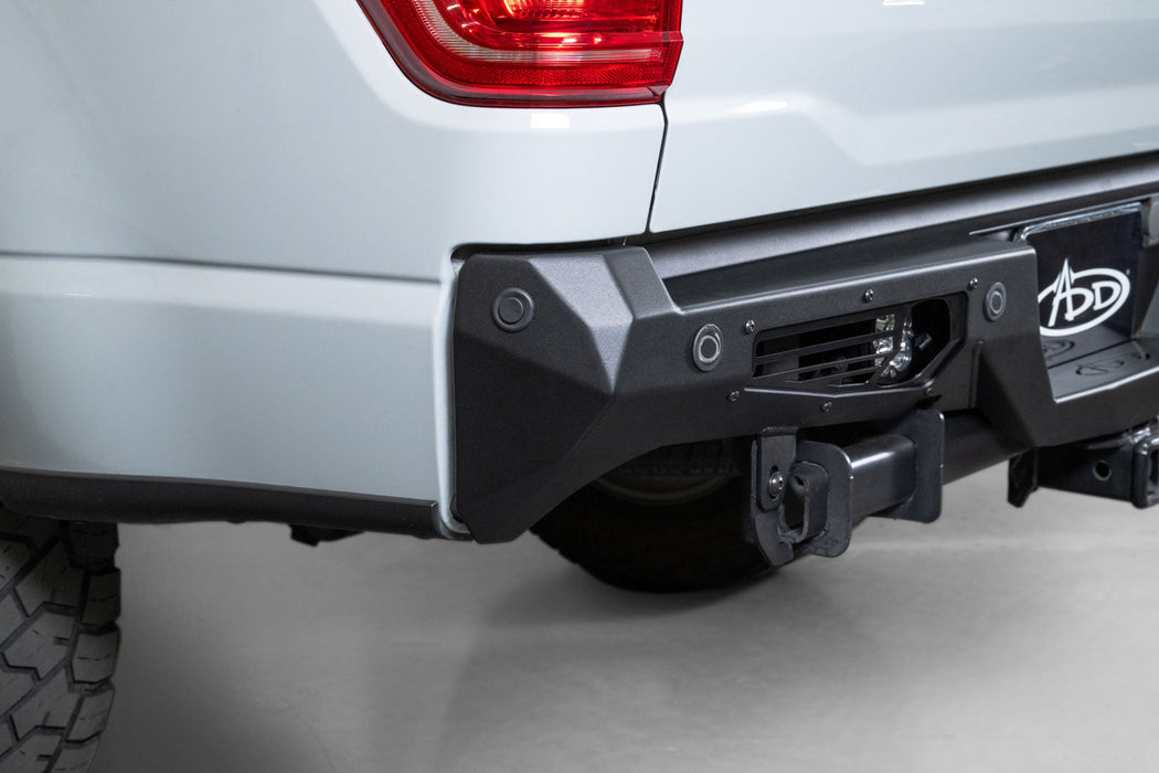 Addictive Desert Designs 2021-2023 Ford F-150 Bomber Rear Bumper – installed on vehicle, image 3 of 13