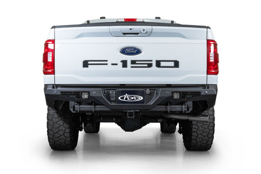 Addictive Desert Designs 2021-2023 Ford F-150 Bomber Rear Bumper – installed on vehicle, image 2 of 13