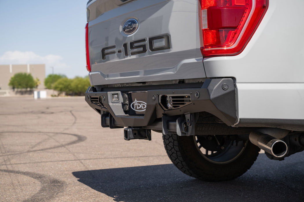 Addictive Desert Designs 2021-2023 Ford F-150 Bomber Rear Bumper – on the trail, image 11 of 13