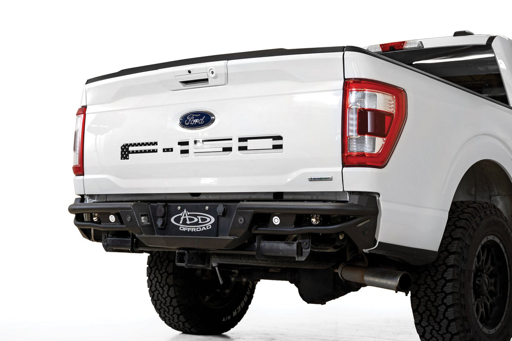 Addictive Desert Designs 2021-2023 Ford F-150 PRO Bolt-On Rear Bumper – product view, image 1 of 10