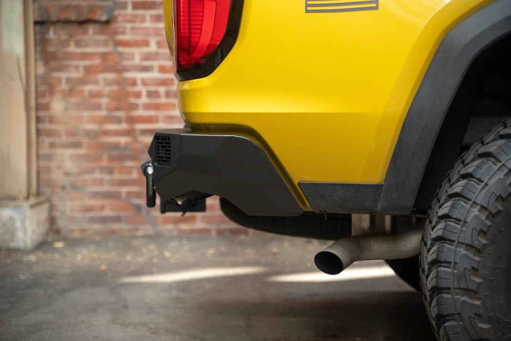DV8 Offroad 2023-2026 Chevy Colorado & GMC Canyon Spec Series Rear Bumper – installed on vehicle, image 15 of 20