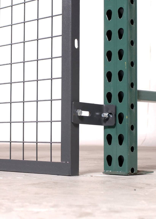 Vestil RBG-46-OC Steel 4 to 6 in. Offset Clips for Teardrop Uprights 1-1/2 in. x 7-1/4 in. x 2 in. Quantity of 4 Gray
