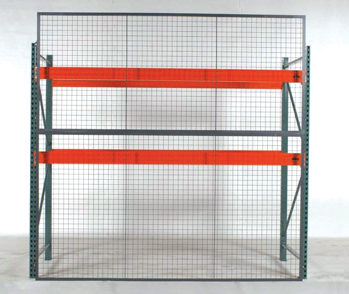 Vestil RBG-95 Steel Welded Wire Rack Back Panel 108 in. x 1-1/4 in. x 60 in. Gray