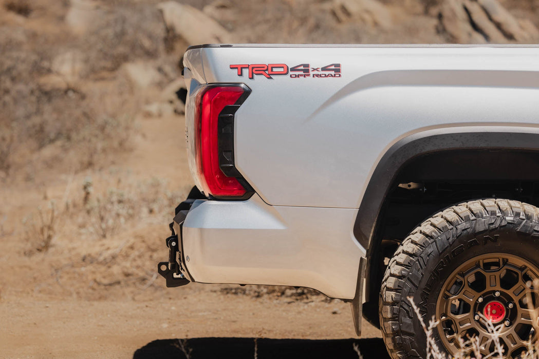DV8 Offroad 2022-2026 Toyota Tundra Spec Series Rear Bumper – installed on vehicle, image 6 of 18