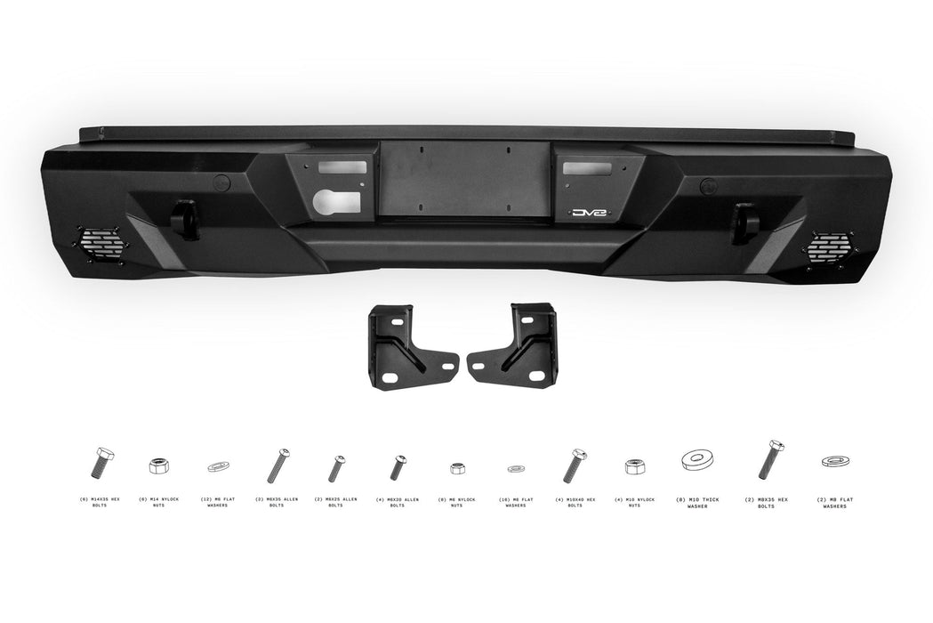 DV8 Offroad 2022-2026 Toyota Tundra Spec Series Rear Bumper – product view, image 18 of 18