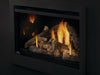 Napoleon Rosedale 3 gas fireplace insert oak log detail