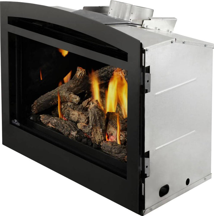 Napoleon Rosedale 3 gas fireplace insert angled product view