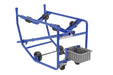 Vestil RDC-100-10 Steel Revolving Drum Cart 66-3/4 in. x 18-7/8 in. x 26-3/4 in. 1,000 lb. Capacity Blue