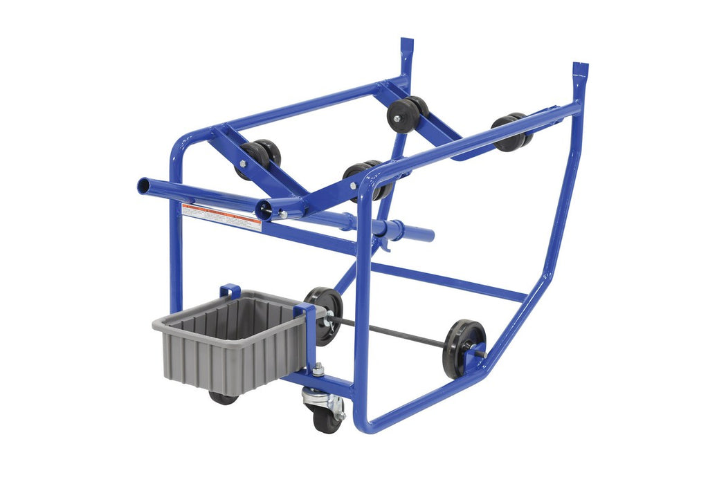 Vestil RDC-100-10 steel revolving drum cart - view 2