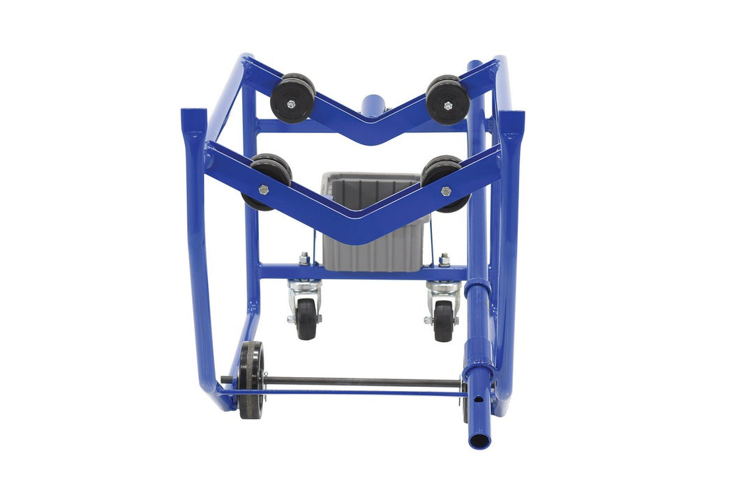 Vestil RDC-100-10 steel revolving drum cart - view 4