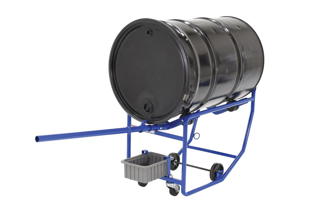 Vestil RDC-100-10 steel revolving drum cart - view 5