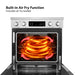 Cosmo 30 in. Stellar Collection 4.6 cu. ft. Electric Range, 4 Burner Ceramic Glass Cooktop, Convection Oven, Stainless Steel air fry function