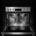 Cosmo 36 in. Stellar Collection 5.8 cu. ft. Electric Range, 5 Burner Ceramic Glass Cooktop, Convection Oven, Stainless Steel steam clean feature