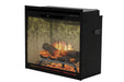 Side profile of the Dimplex Revillusion 24 inch built-in electric firebox