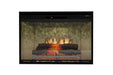 Dimplex Revillusion 36 inch electric firebox weathered concrete refractory front view