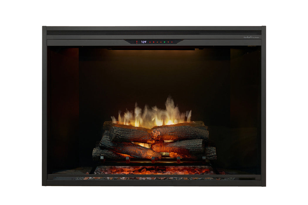 Dimplex Revillusion 42 inch electric firebox black refractory front view