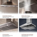 Rangaire 30" Wall-Mounted Range Hood 580 CFM Convertible Stainless Steel RHWMP30S Ventilation - Lifestyle View