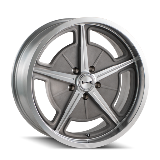Ridler 605 Matte As-cast Machined Wheel 1