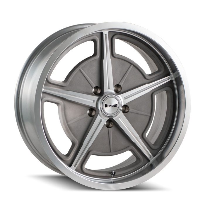 Ridler 605 Matte As-cast Machined Wheel 1