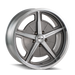 Ridler 605 Matte As-cast Machined Wheel 1