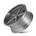 Ridler 605 Matte As-cast Machined Wheel 3