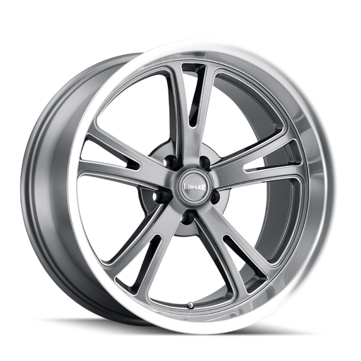 Ridler 606 Gloss Grey Machined Wheel 1