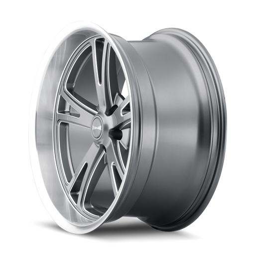 Ridler 606 Gloss Grey Machined Wheel 2