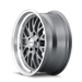 Ridler 607 Gloss Grey Machined Wheel 2