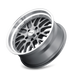 Ridler 607 Gloss Grey Machined Wheel 3