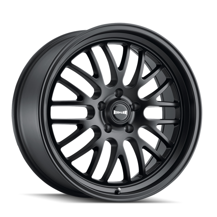 Ridler 607 Matte Black Wheel 1