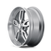 Ridler 608 Gloss Grey Milled Wheel 2