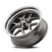Ridler 610 Gloss Grey Polished Wheel 3