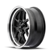 Ridler 610 Matte Black Polished Wheel 4