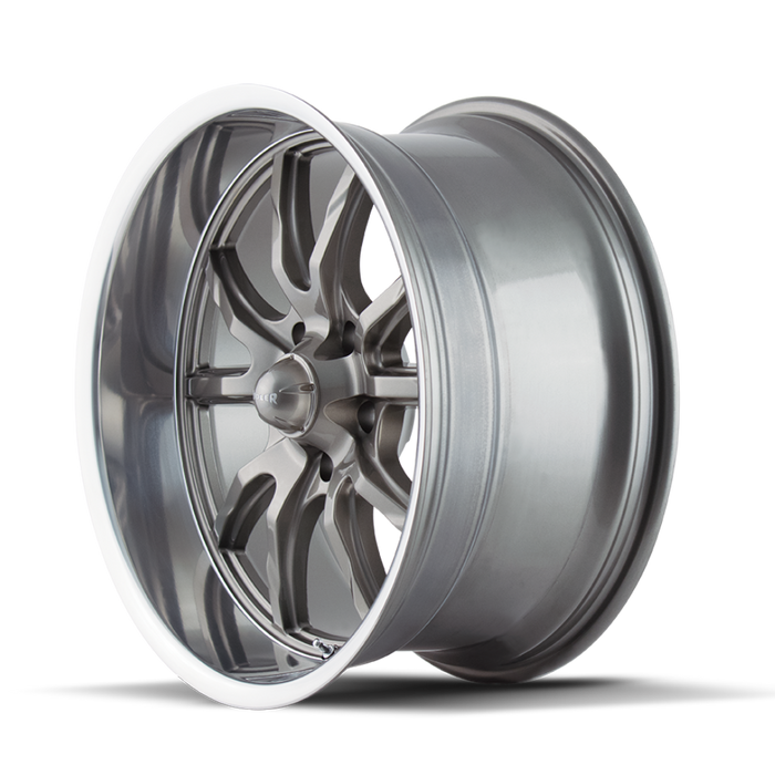 Ridler 650 Gloss Grey Polished Wheel 2