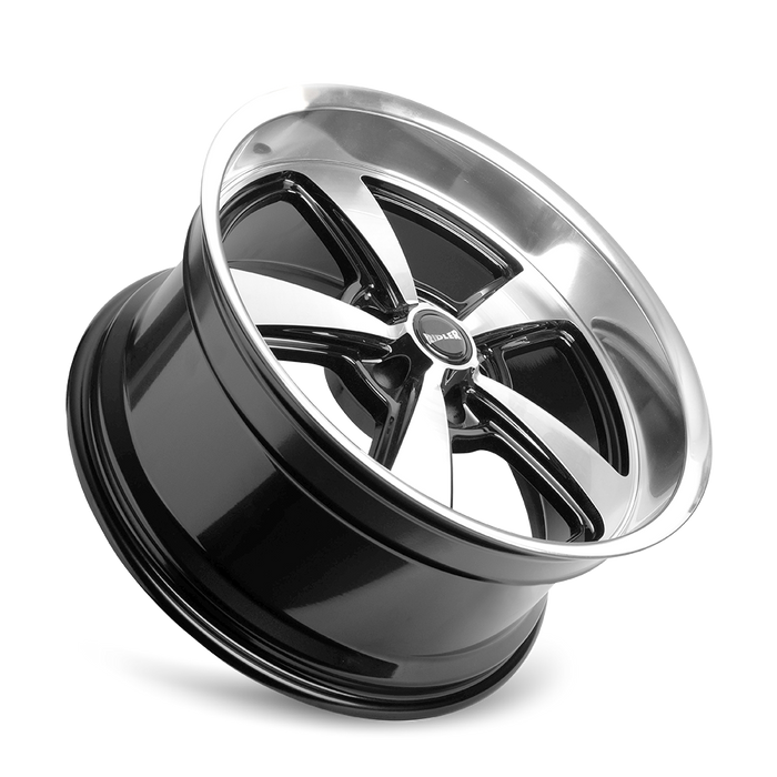 Ridler 652 Gloss Black with Diamond Cut Face & Lip Wheel 3