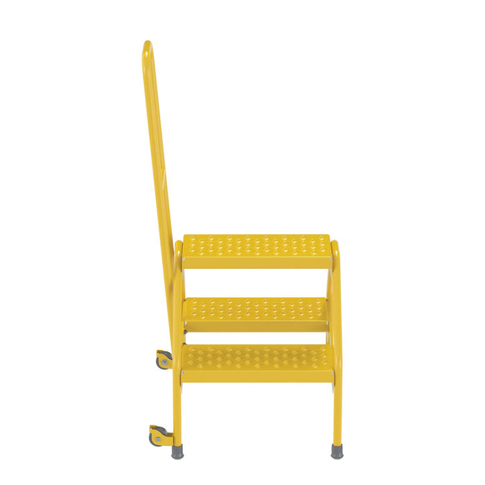 Vestil RLAD-P-2-Y steel portable two-step rolling perforated - view 2