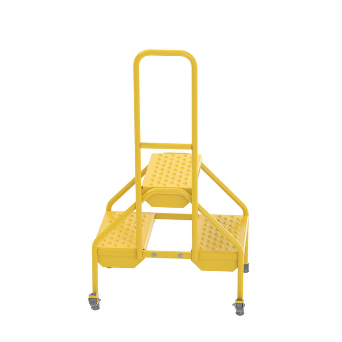 Vestil RLAD-P-2-Y steel portable two-step rolling perforated - view 3