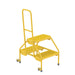 Vestil RLAD-P-2-Y steel portable two-step rolling perforated - view 4