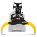 59" Multi-purpose Hydraulic Rotating Log Grapple For Mini Skid Steer, 1500lbs Lift Capacity, 360° Rotational Ability