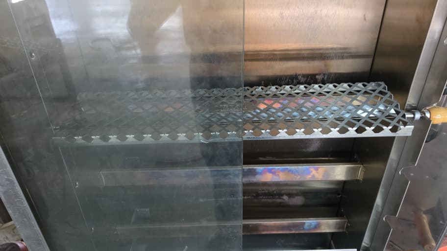 AMPTO RMET311 basket spit loaded with food