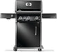 Napoleon Rogue PRO 425 Propane Gas Grill with Infrared Side Burner, Black - Napoleon