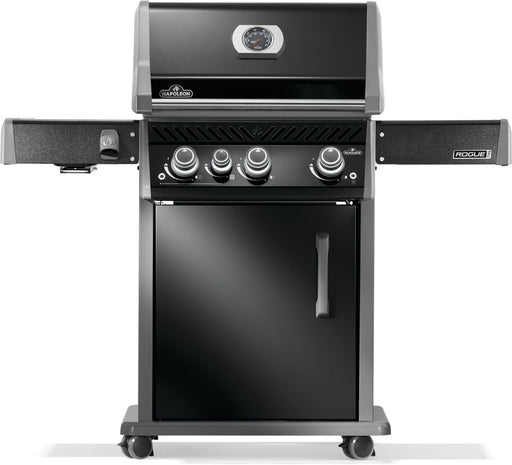 Napoleon Rogue PRO 425 Natural Gas Grill with Infrared Side Burner, Black - Napoleon